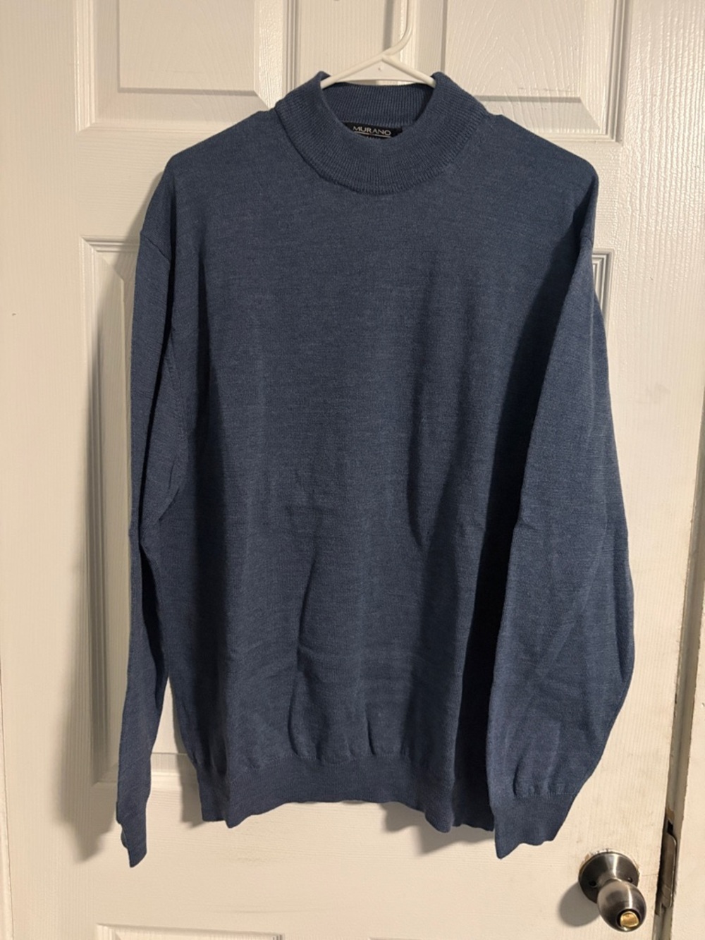 Murano Men's Crewneck Sweater in Dusty Blue